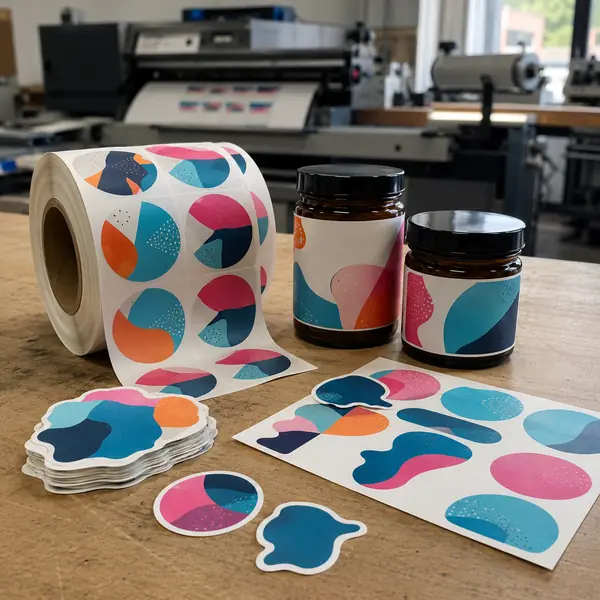 stickers and labels